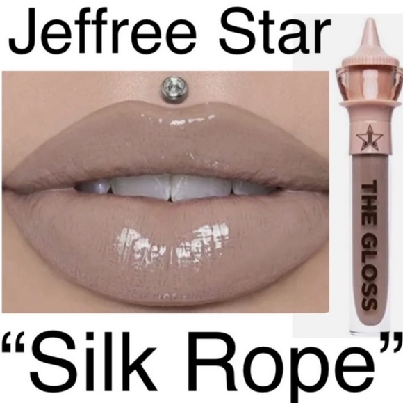 Jeffree Star Silk Rope Lip Gloss High Gloss Sheer NIB - Picture 3 of 5